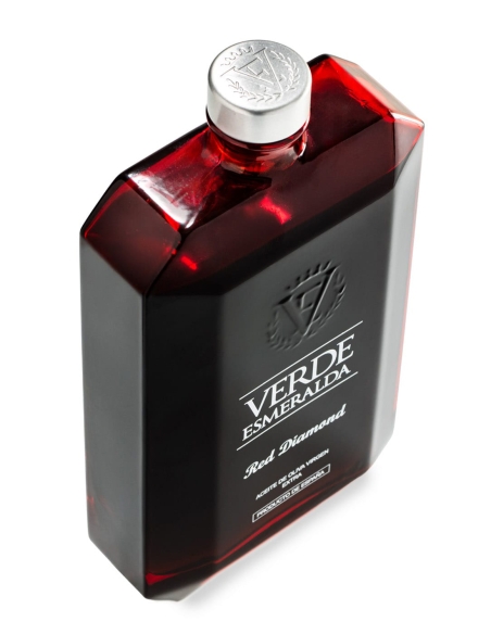 Verde Esmeralda Red Diamond Royal - Botella de vidrio 500 ml.