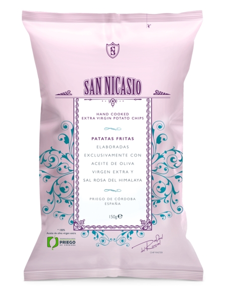 San Nicasio Potato Chips with Himalayan Pink Salt - Bag 150 gr.