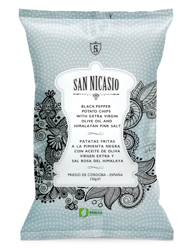 San Nicasio Chips Poivre Noir - Sachet 150 gr.
