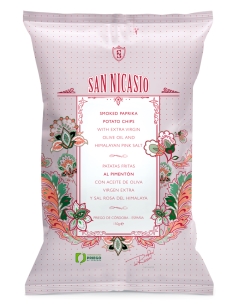 San Nicasio Smoked Paprika from La Vera Potato Chips - Bag 150 gr.