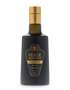 Verde Esmeralda Imagine Picual - Bouteille en verre 500 ml. Verde Esmeralda Imagine Picual - Bouteille en verre 500 ml.