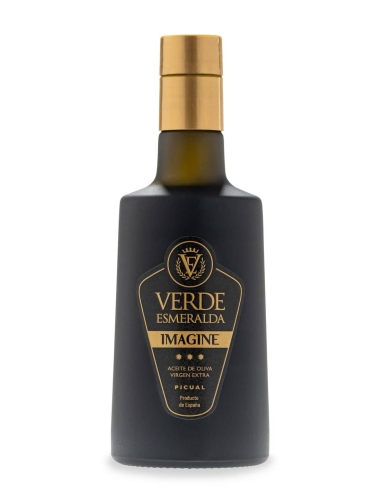 Verde Esmeralda Imagine Picual - Bouteille en verre 500 ml.