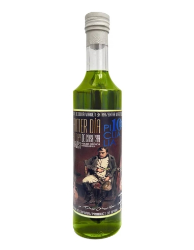 Picualia Primer Día de Cosecha Edición Limitada Picual Botella de vidrio 500 ml.
