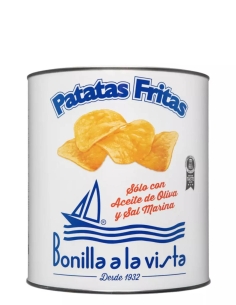 Bonilla a la Vista Chips with Olive Oil Tin 275 gr. 2