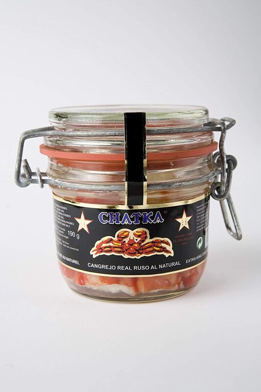 Chatka Cangrejo Real Ruso 100% Patas - Tarro de Cristal 310 GR