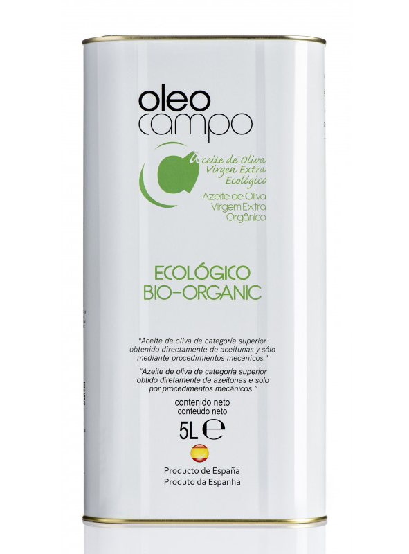 4x Oleocampo Picual Ecológico - Lata 5L
